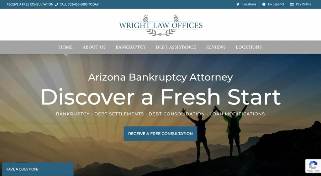 Wright Law Offices Homepage