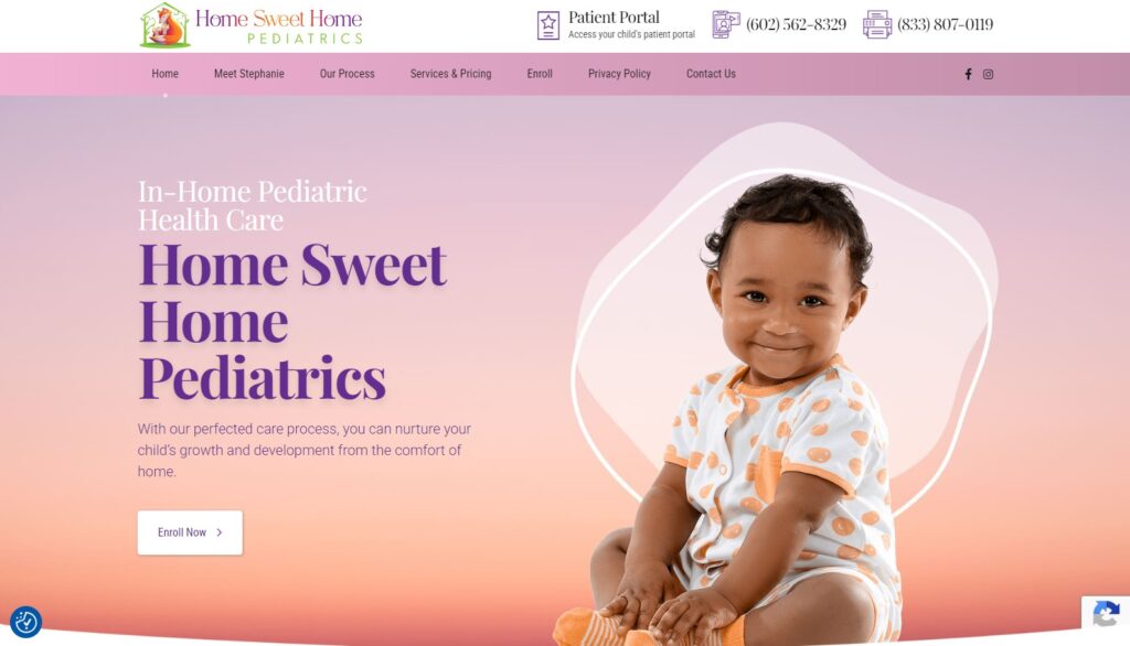 home sweet home pediatrics homepage