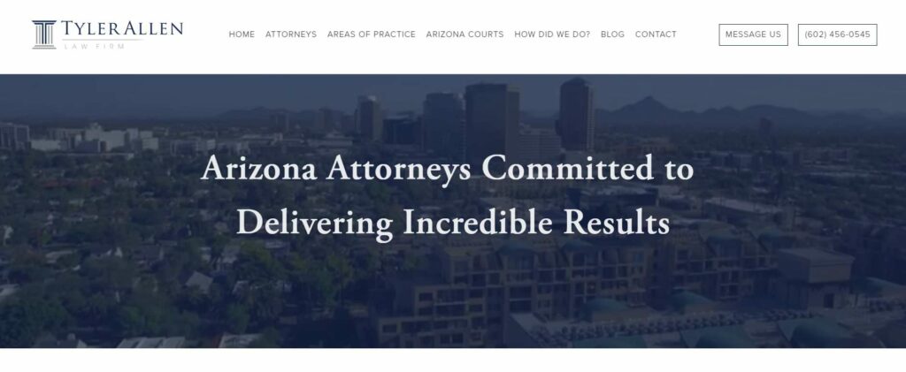 Atty. Tyler Allen – Tyler Allen Law Firm Homepage