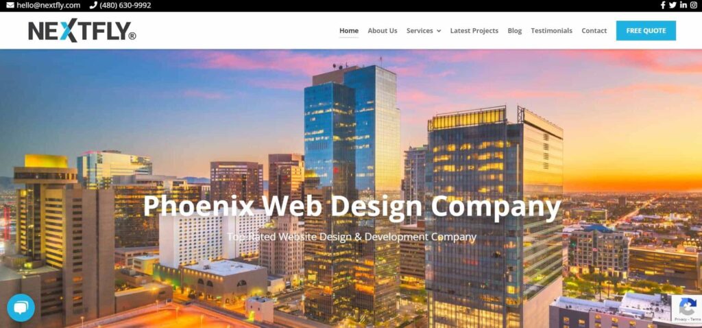 NEXTFLY Homepage