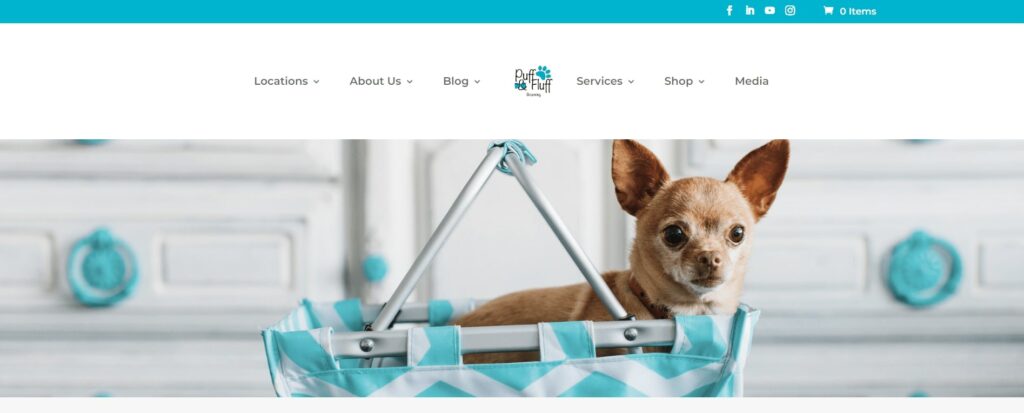 Puff & Fluff Grooming Homepage