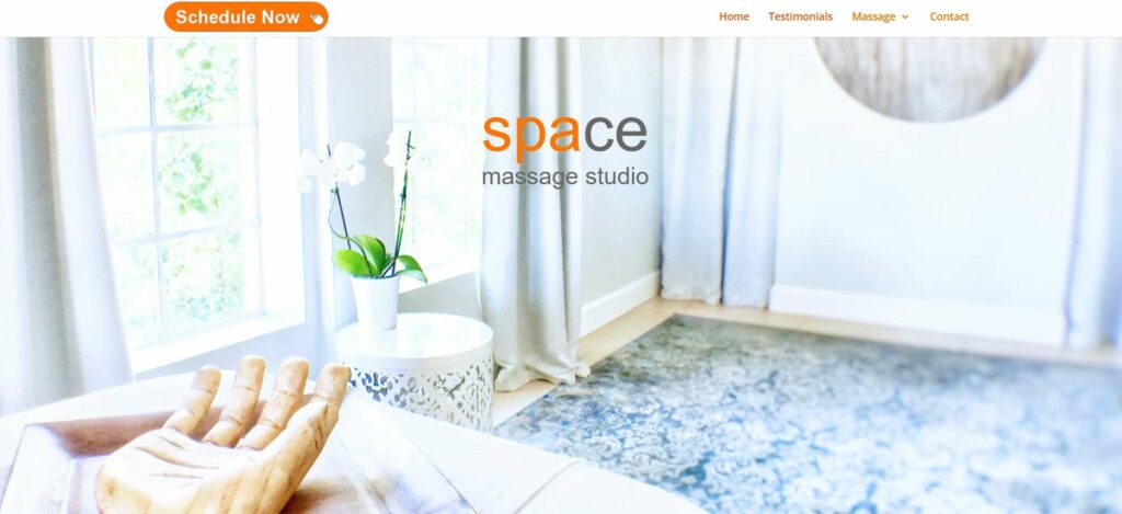 Space Massage Studio Homepage