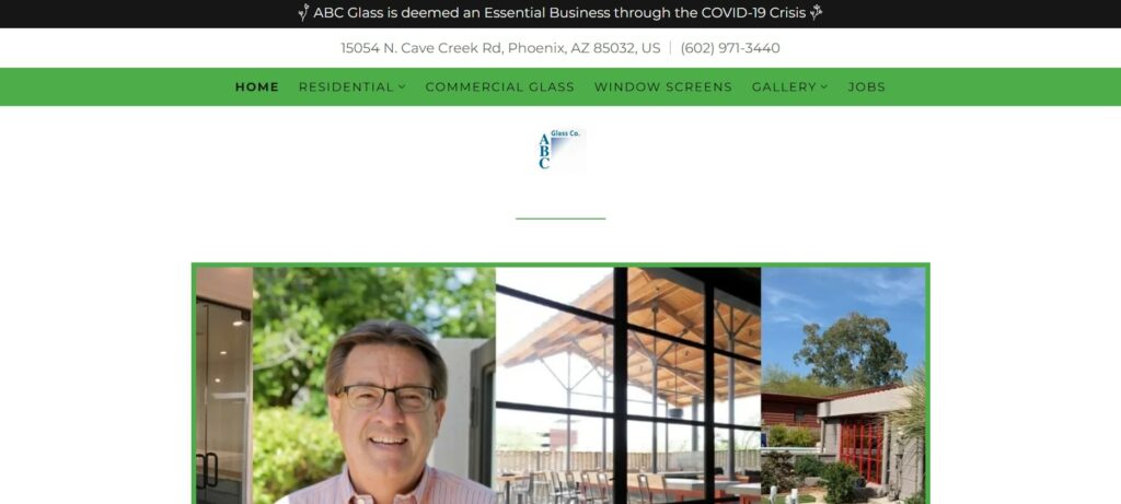 ABC Glass Company Homepage