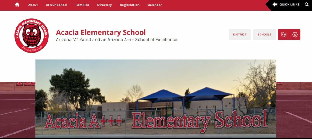 Acacia Elementary School Homepage