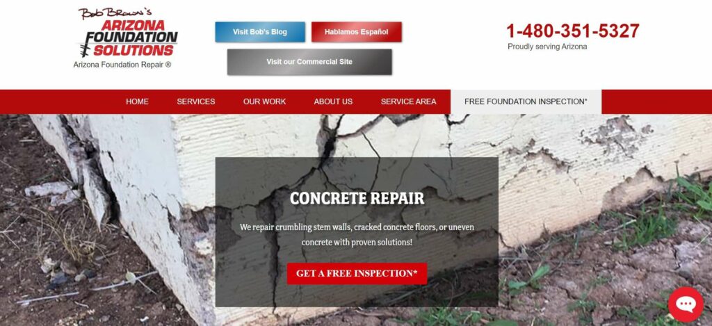 Arizona Foundation Solutions Homepage