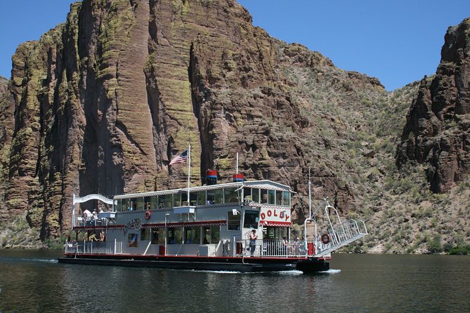 Enjoy a scenic nature cruise on the Dolly Steamboat