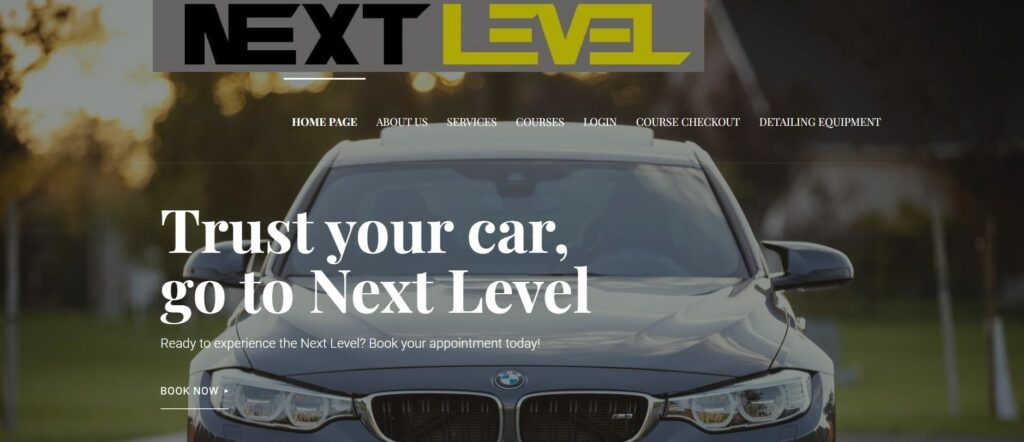 Next Level Detailing, LLC Homepage