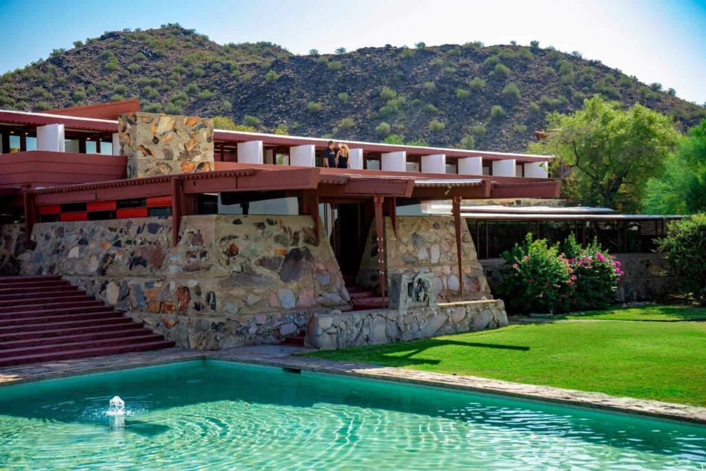 See the architectural grandeur of Taliesin West