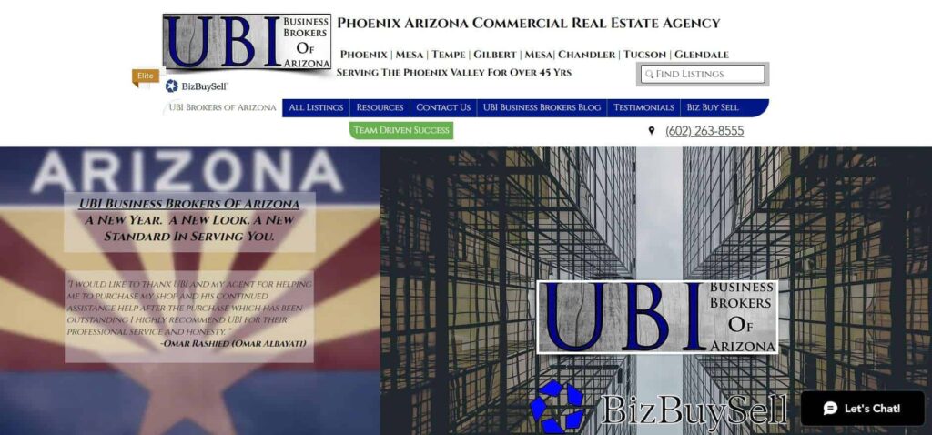 Jim DeDario – UBI Business Brokers of Arizona Homepage