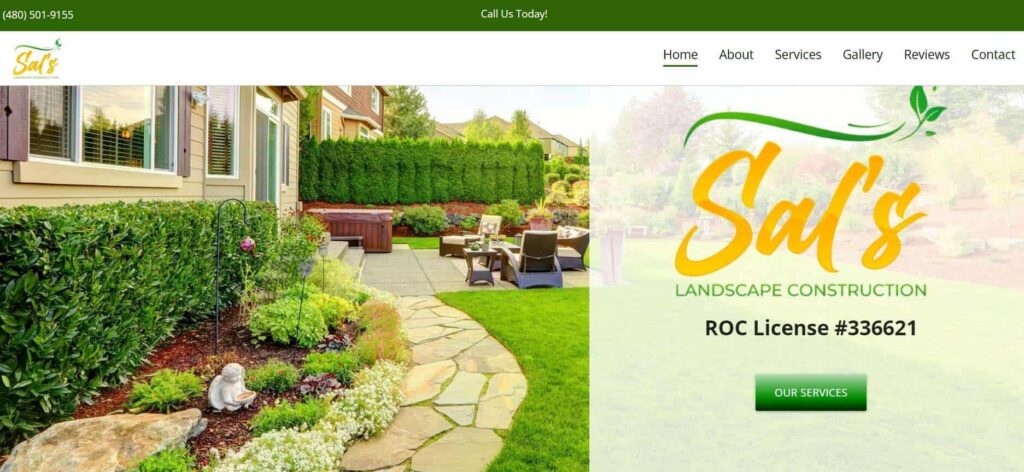 Sal’s Landscape Construction Homepage