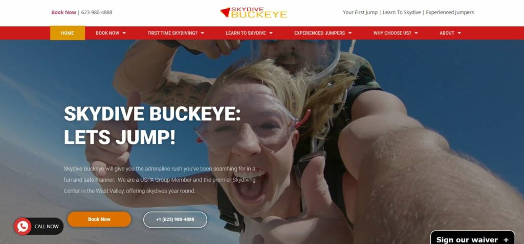 Skydive Buckeye Homepage