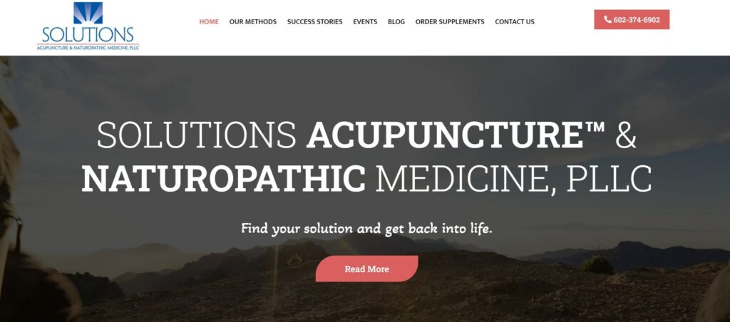 Solutions Acupuncture & Naturopathic Medicine Homepage
