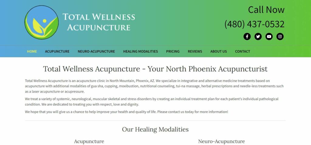 Total Acupuncture & Wellness Homepage