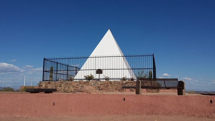 Arizona’s first governor is buried in Phoenix – in a stark, hard-to-miss pyramid