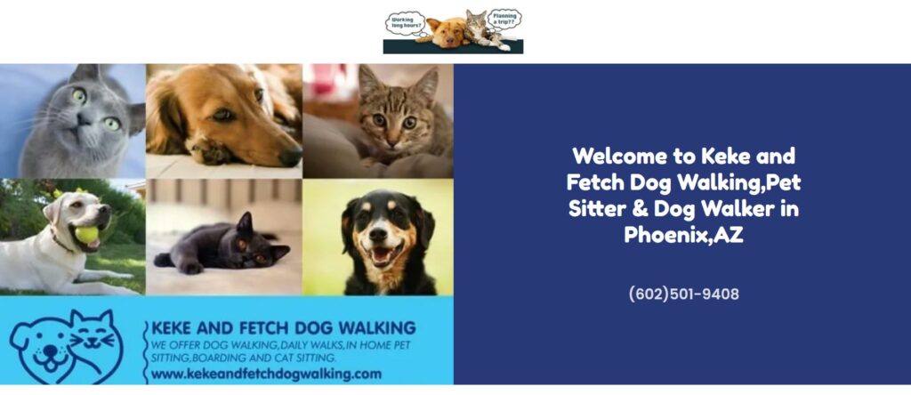 Keke and Fetch Dog Walking and Cat Boarding