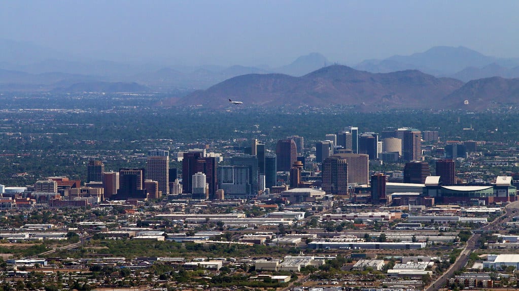 Contrary to what one might assume, Phoenix sits far above sea level