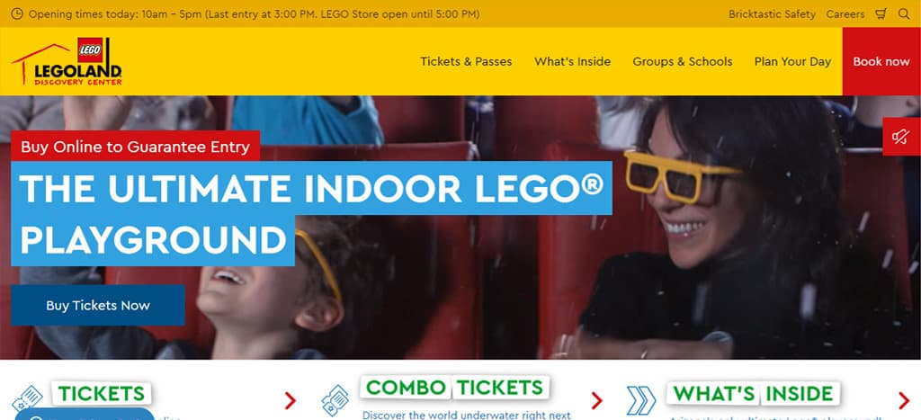 LEGOLAND Discovery Center Homepage