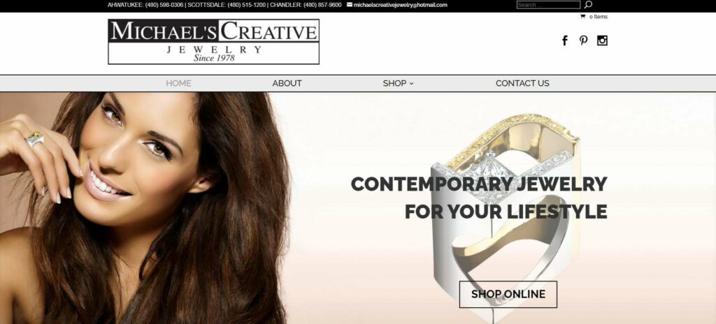 Michael’s Creative Jewelry Homepage