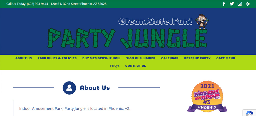 Party Jungle Homepage