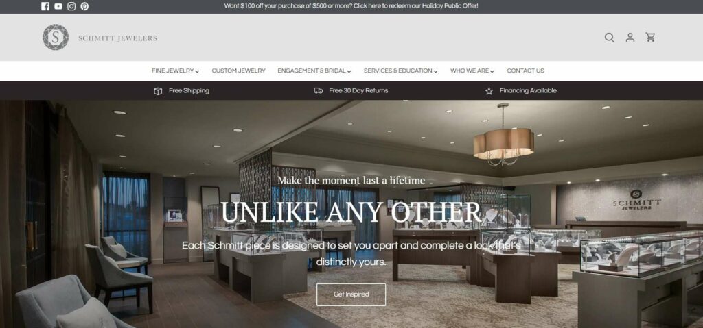 Schmitt Jewelers Homepage