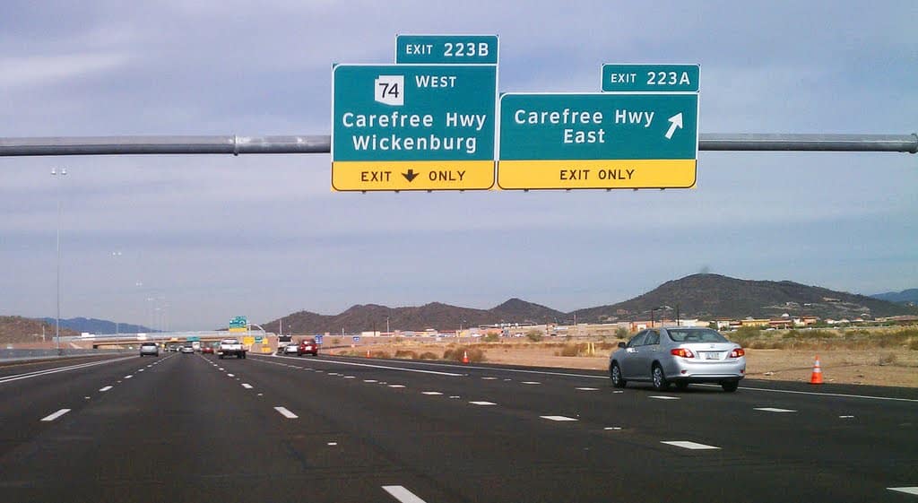 The 1974 chart-topping song, Carefree Highway, was named after a road in the north Phoenix valley