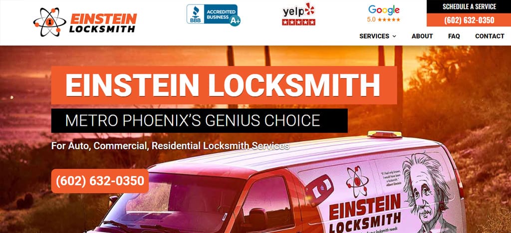 Einstein Locksmith Homepage