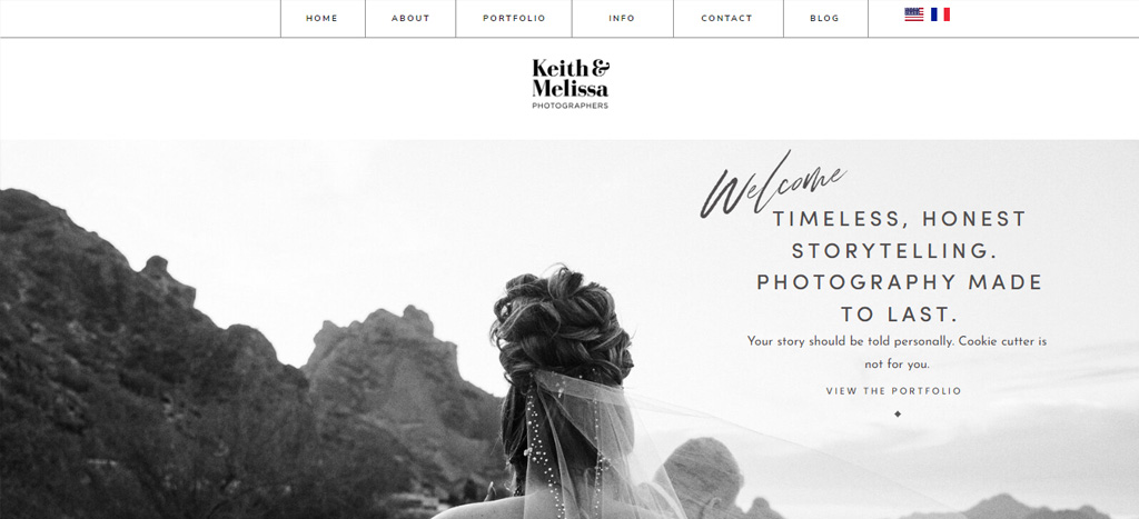 Keith & Melissa Photographers Homepage