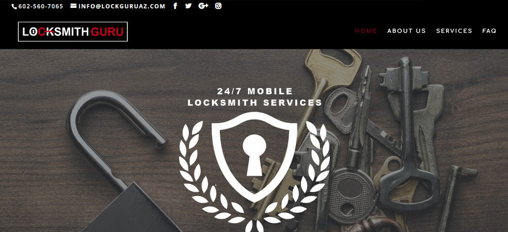 Locksmith Guru LLC Homepage