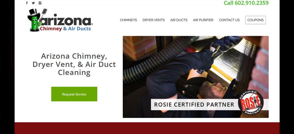 Arizona Chimney & Air Ducts' Homepage
