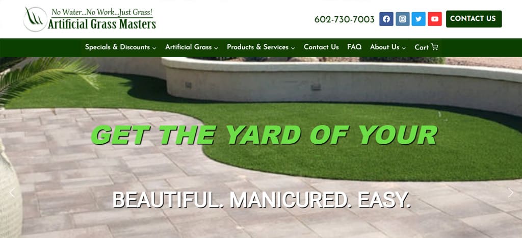 Artificial Grass Masters' Homepage