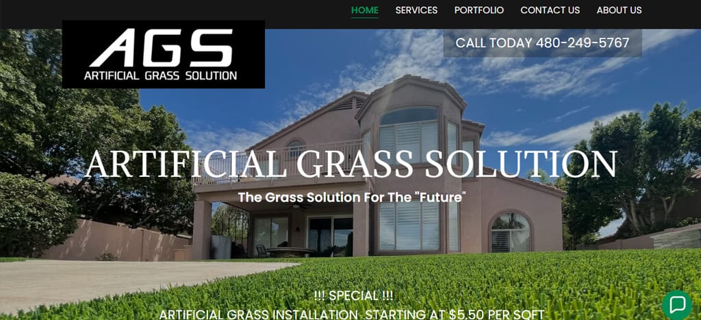 Artificial Grass Solution's Homepage