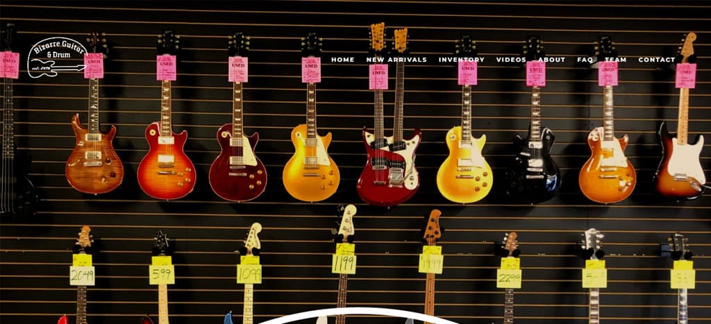 Bizarre Guitar & Drum's Homepage
