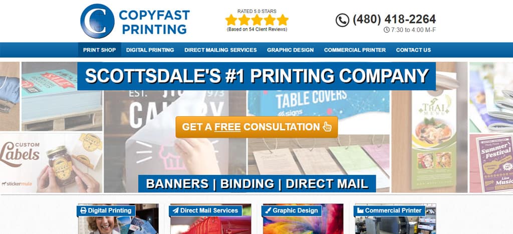 Copyfast Printing Center's Homepage