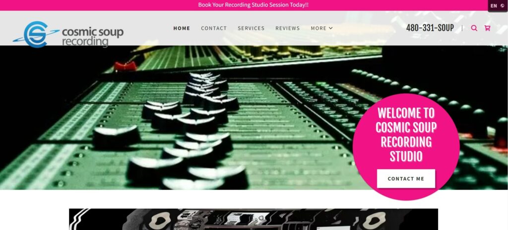 Cosmic Soup Recording's Homepage
