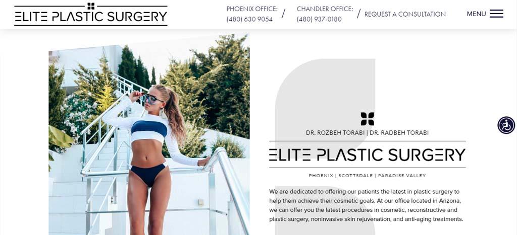 Elite Plastic Surgery's Homepage