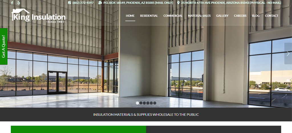 King Insulation's Homepage