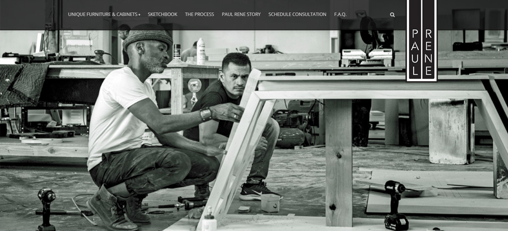 Paul Rene Custom Modern Furniture and Cabinets' Homepage