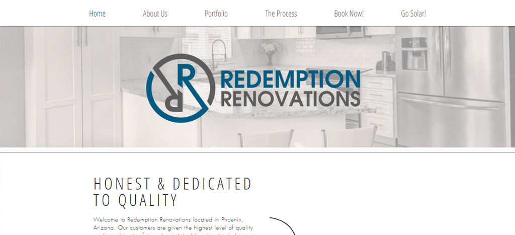 Redemption Renovations' Homepage