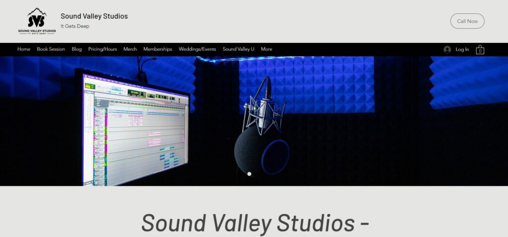 Sound Valley Studios' Homepage
