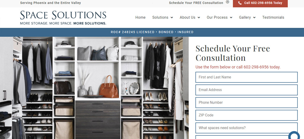 Space Solutions' Homepage