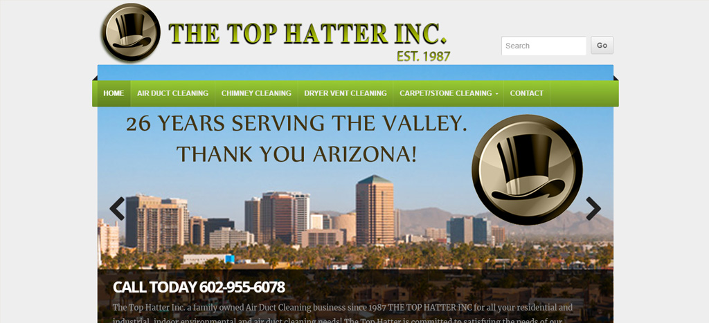 The Top Hatter Inc. Homepage
