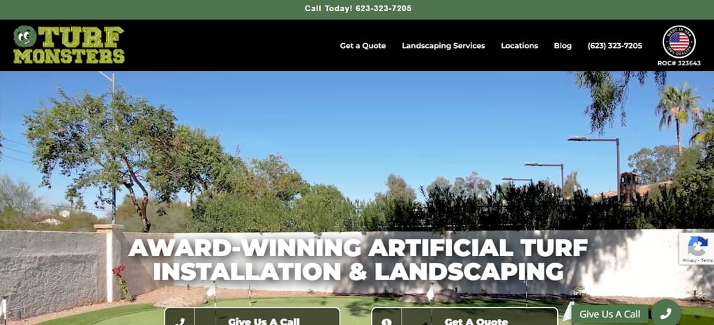 Turf Monsters, LLC Homepage