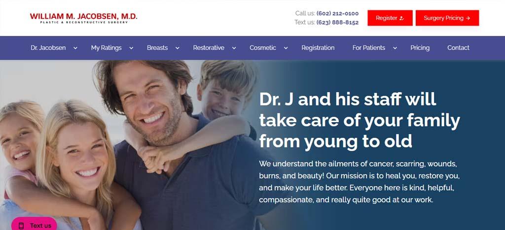 William M. Jacobsen Plastic Surgery's Homepage