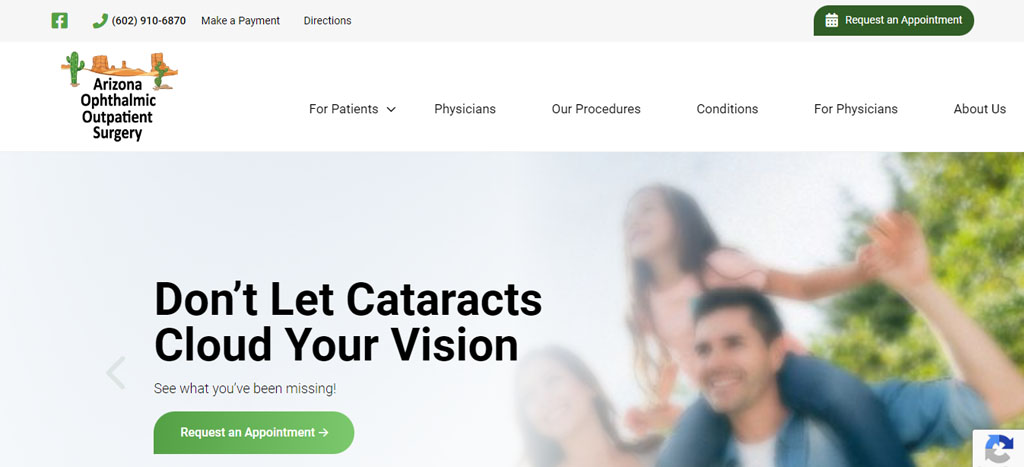 Arizona Ophthalmic Outpatient Surgery's Homepage