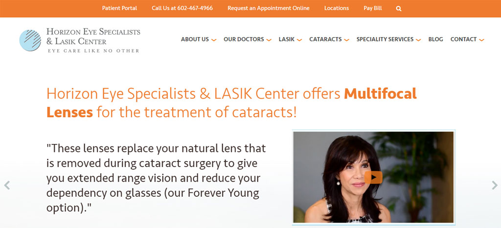 Horizon Eye Specialists & Lasik Center's Homepage