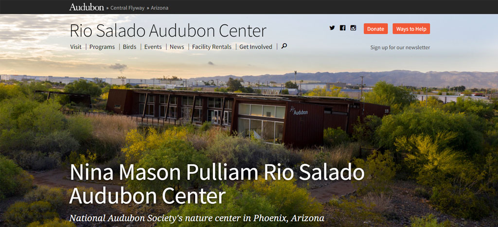 Nina Mason Pulliam Rio Salado Audubon Center's Homepage