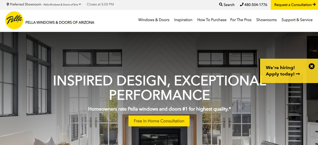 Pella Windows & Doors of Arizona's Homepage