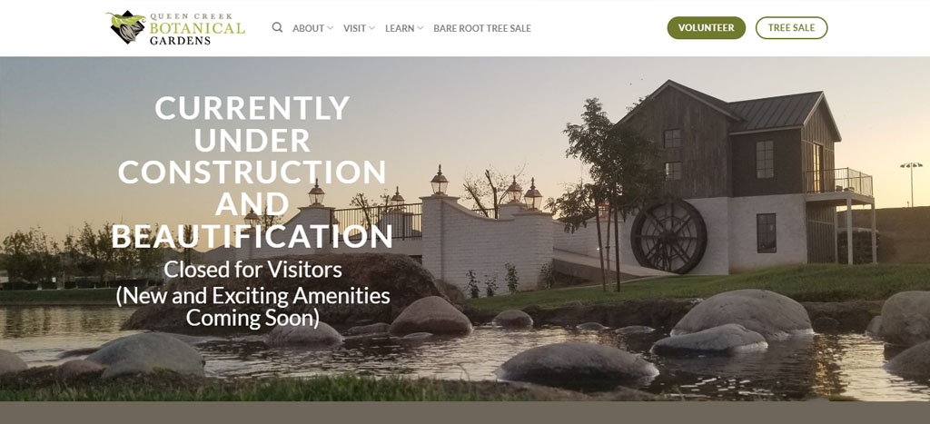 Queen Creek Botanical Garden's Homepage