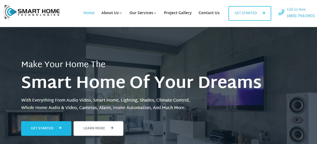 Smart Home Technologies' Homepage