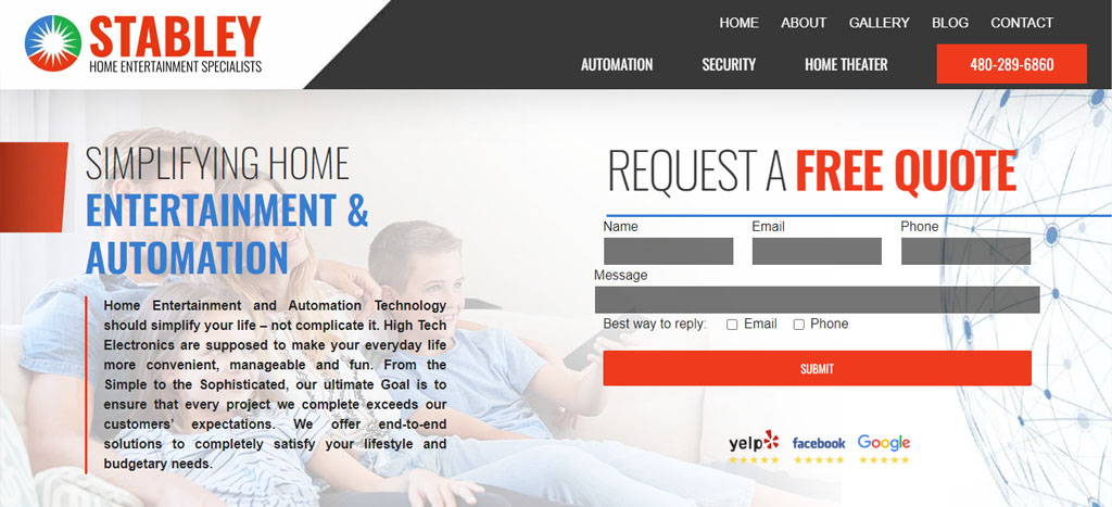 Stabley Home Entertainment Specialists' Homepage